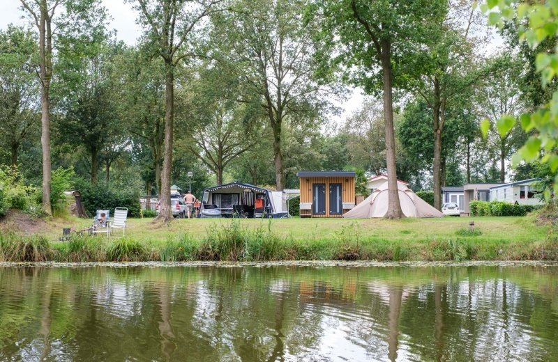 Private sanitary facilities at the fishing pond